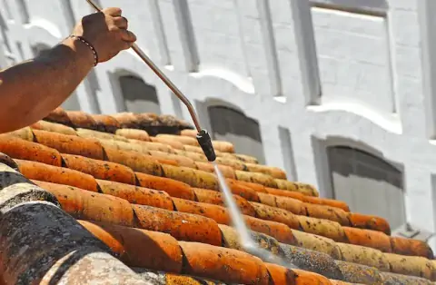 Nettoyage de toitures - La Saunière